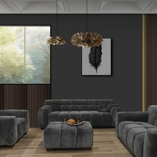 Bellano Venezia Sofa range in Steel Velvet